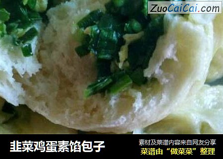 韭菜鸡蛋素馅包子