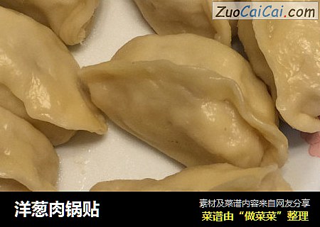洋葱肉锅贴