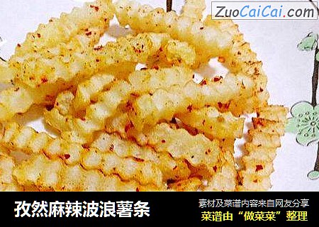 孜然麻辣波浪薯条