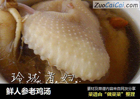 鲜人参老鸡汤