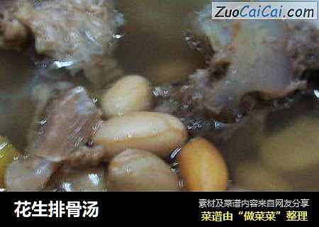 花生排骨汤