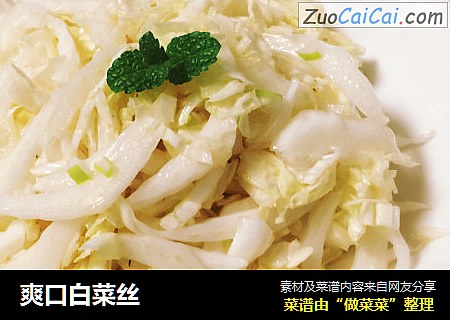 爽口白菜丝
