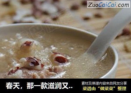 春天，那一款滋润又补钙的汤水---龙骨雪耳汤