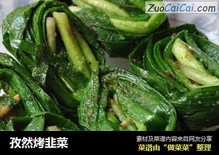 孜然烤韭菜