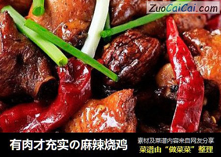 有肉才充实の麻辣烧鸡