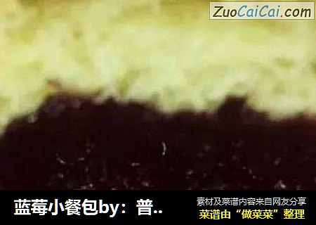 蓝莓小餐包by：普蓝高科蓝莓美食特约撰稿人