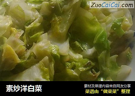 素炒洋白菜