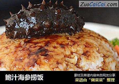 鲍汁海参捞饭