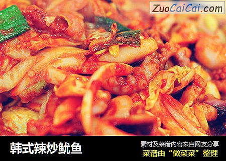韩式辣炒鱿鱼
