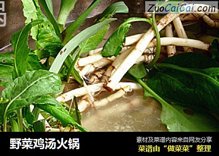 野菜鸡汤火锅