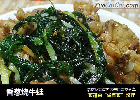 香葱烧牛蛙