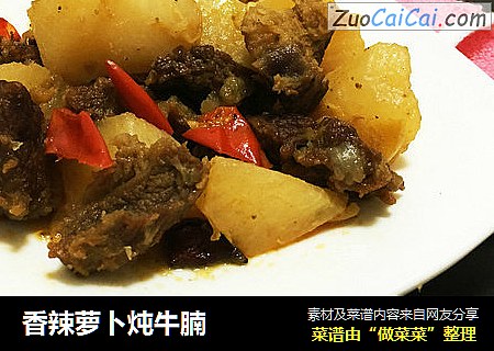 香辣萝卜炖牛腩