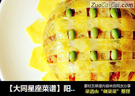 【大同星座菜谱】阳光蛋包饭-射手座