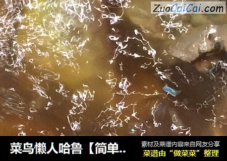 菜鸟懒人哈鲁【简单炖牛筋】