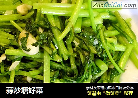 蒜炒塘好菜