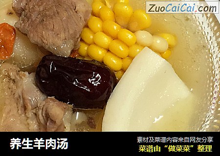 养生羊肉汤