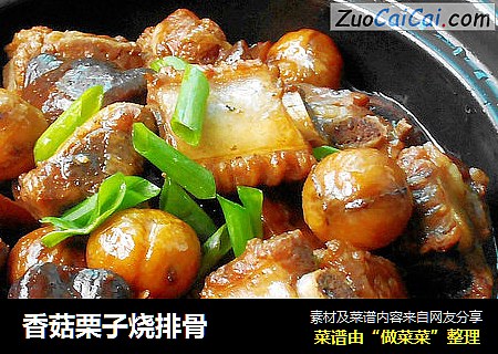 香菇栗子烧排骨