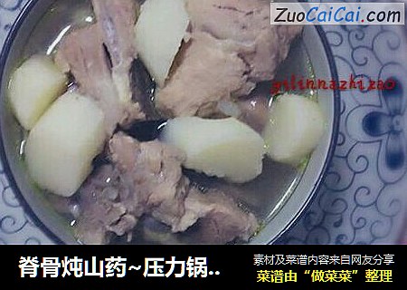 脊骨炖山药~压力锅版~