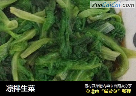 凉拌生菜
