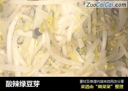 酸辣绿豆芽
