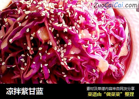 凉拌紫甘蓝
