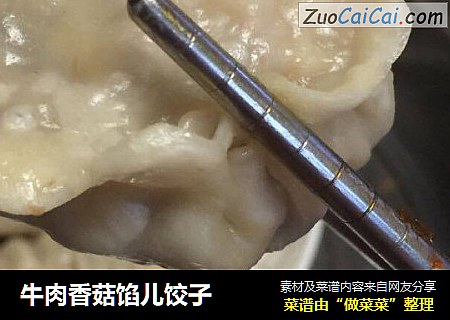 牛肉香菇馅儿饺子