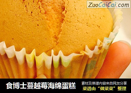 食博士蔓越莓海绵蛋糕