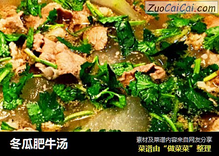 冬瓜肥牛汤