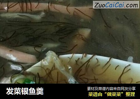 发菜银鱼羹