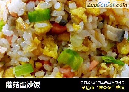 蘑菇蛋炒饭