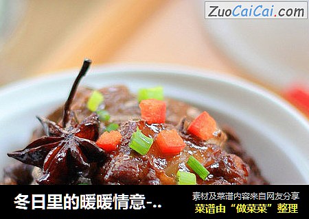 冬日里的暖暖情意---牛肝菌焖排骨