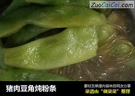 猪肉豆角炖粉条