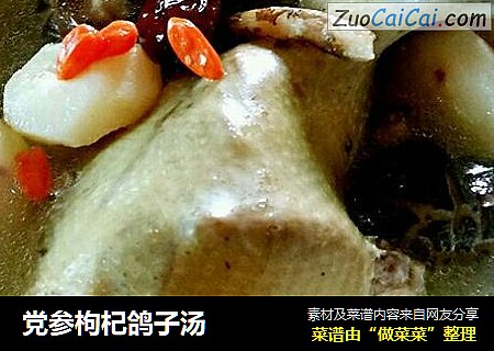 党参枸杞鸽子汤