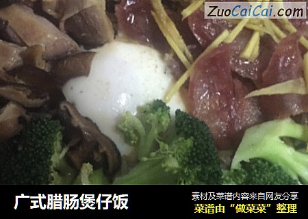 广式腊肠煲仔饭
