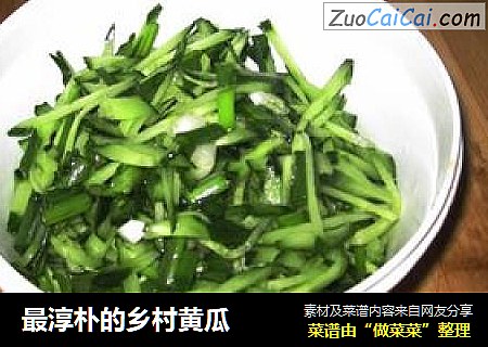 最淳朴的乡村黄瓜