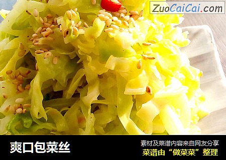 爽口包菜丝