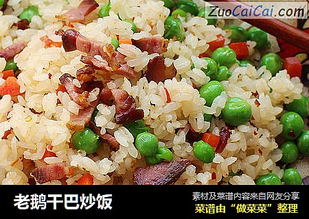 老鹅干巴炒饭