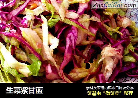 生菜紫甘蓝