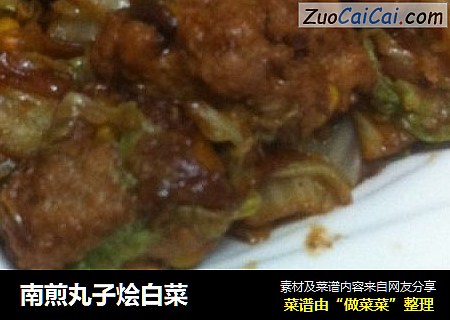 南煎丸子烩白菜