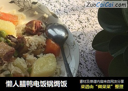 懒人腊鸭电饭锅焗饭