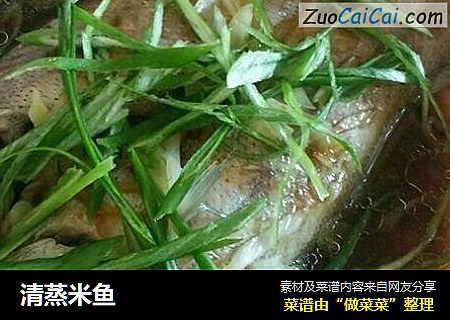 清蒸米鱼