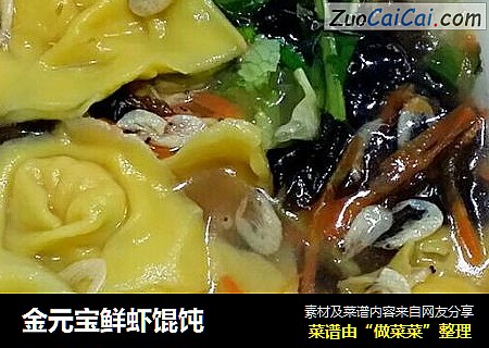 金元宝鲜虾馄饨