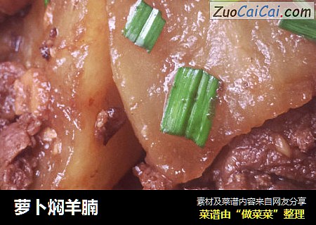 萝卜焖羊腩