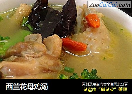 西兰花母鸡汤