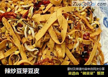 辣炒豆芽豆皮