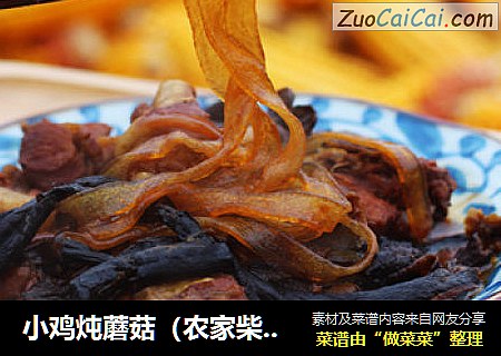 小鸡炖蘑菇（农家柴鸡榛蘑炖粉条子）