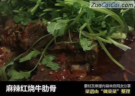 麻辣红烧牛肋骨