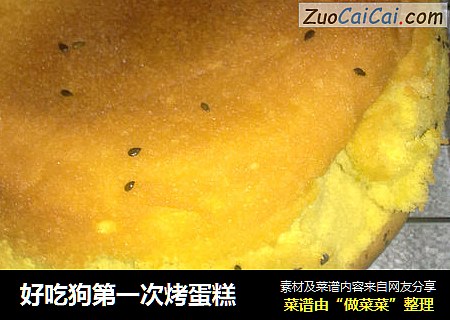 好吃狗第一次烤蛋糕