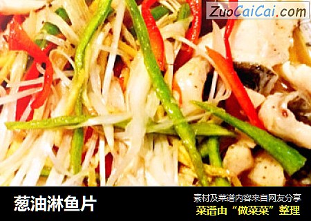 葱油淋鱼片