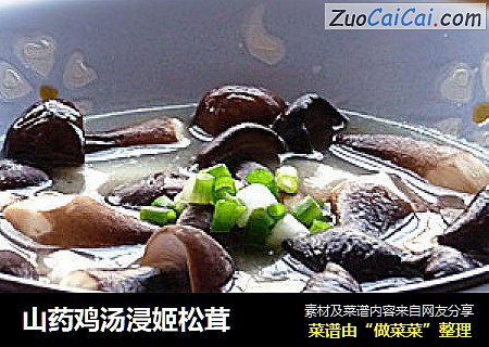山药鸡汤浸姬松茸